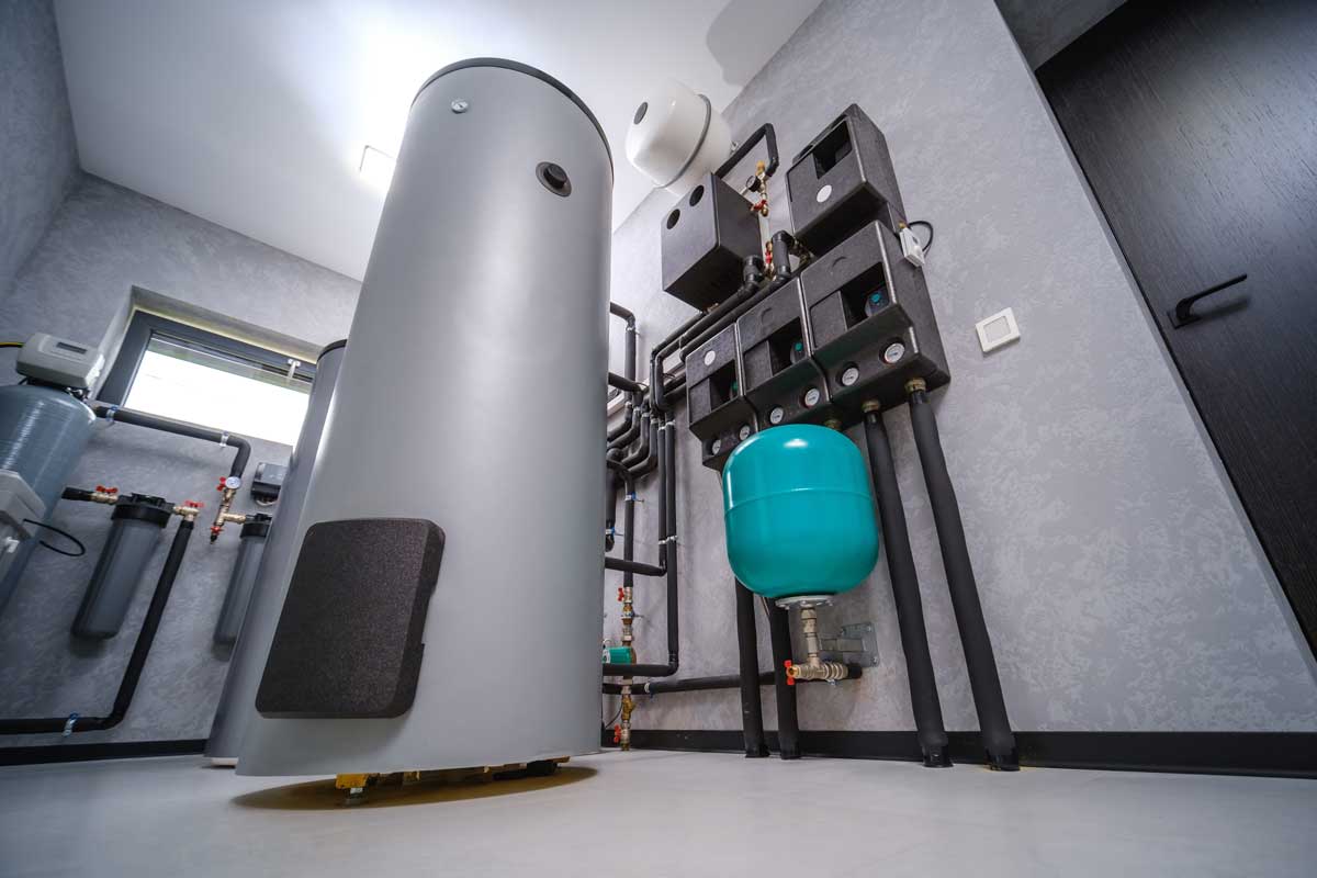 Electric boiler system used for heating services in Plantersville, TX by Big State AC & Heating, supporting efficient home warmth and winter comfort
