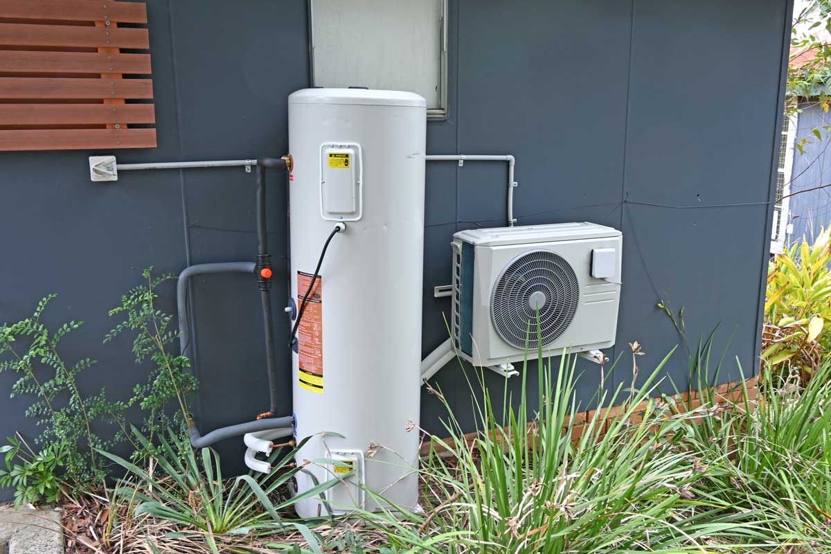 Outdoor heat pump unit used for heat pump services in Plantersville, TX by Big State AC & Heating, supporting efficient year-round heating and cooling