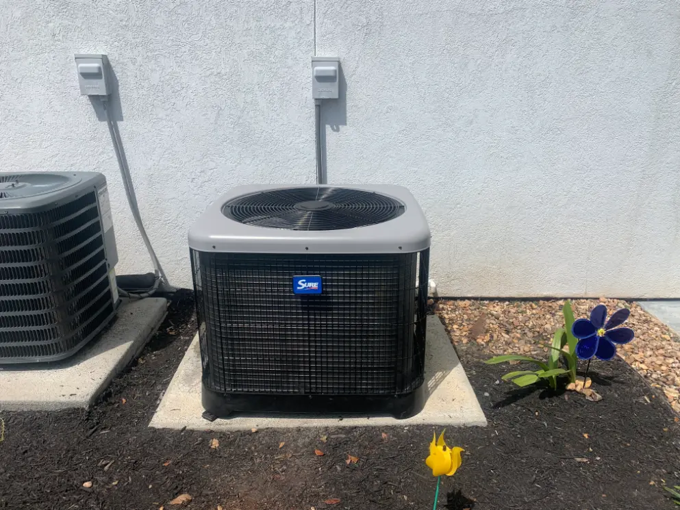 Two outdoor AC condenser units showing air conditioning services in Plantersville, TX by Big State AC & Heating for residential cooling system support and maintenance